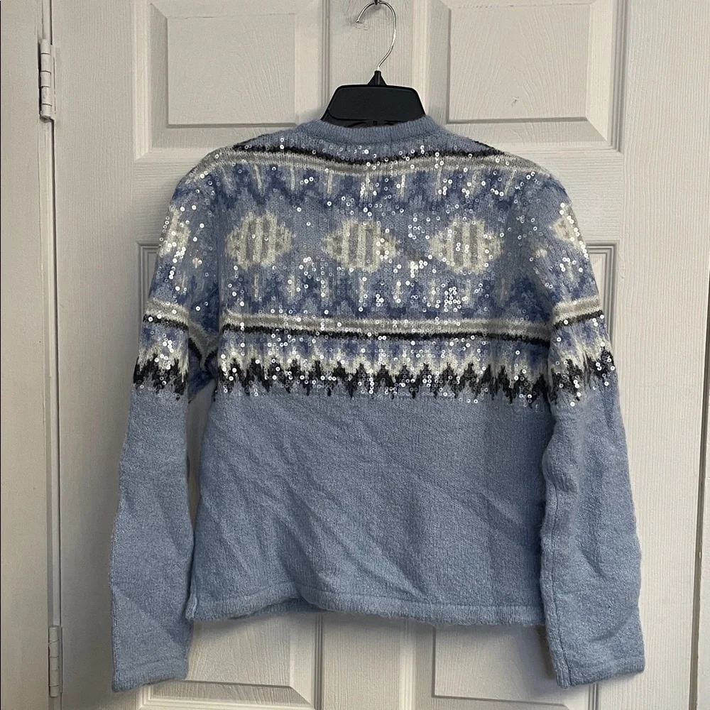 Matalino Sequin Embellished Cardigan Sweater - Picture 5 of 6